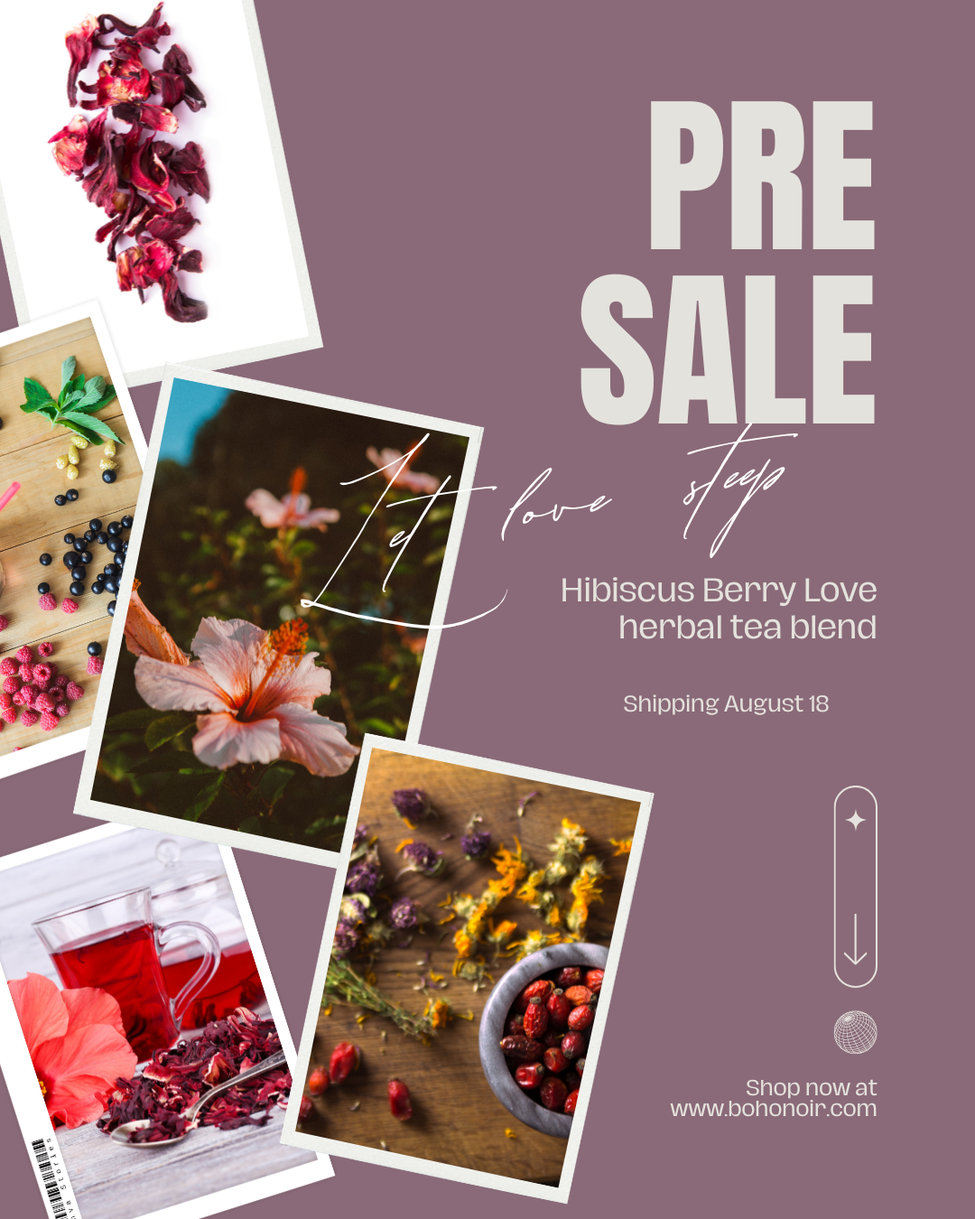 Hibiscus Berry Love - HERBAL TEA BLEND