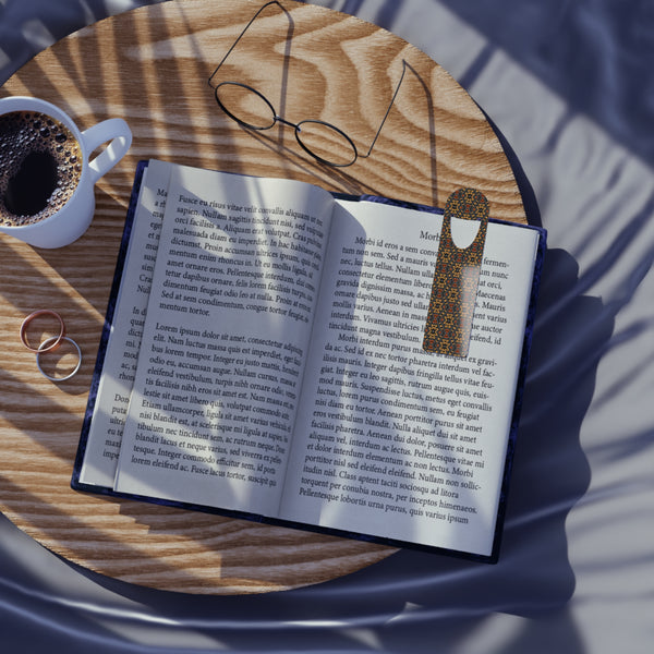 Stylish Geometric Bookmark | Unique Metal Page Marker | Perfect Gift for Book Lovers | Reading Accessory for Students | Great for Holidays