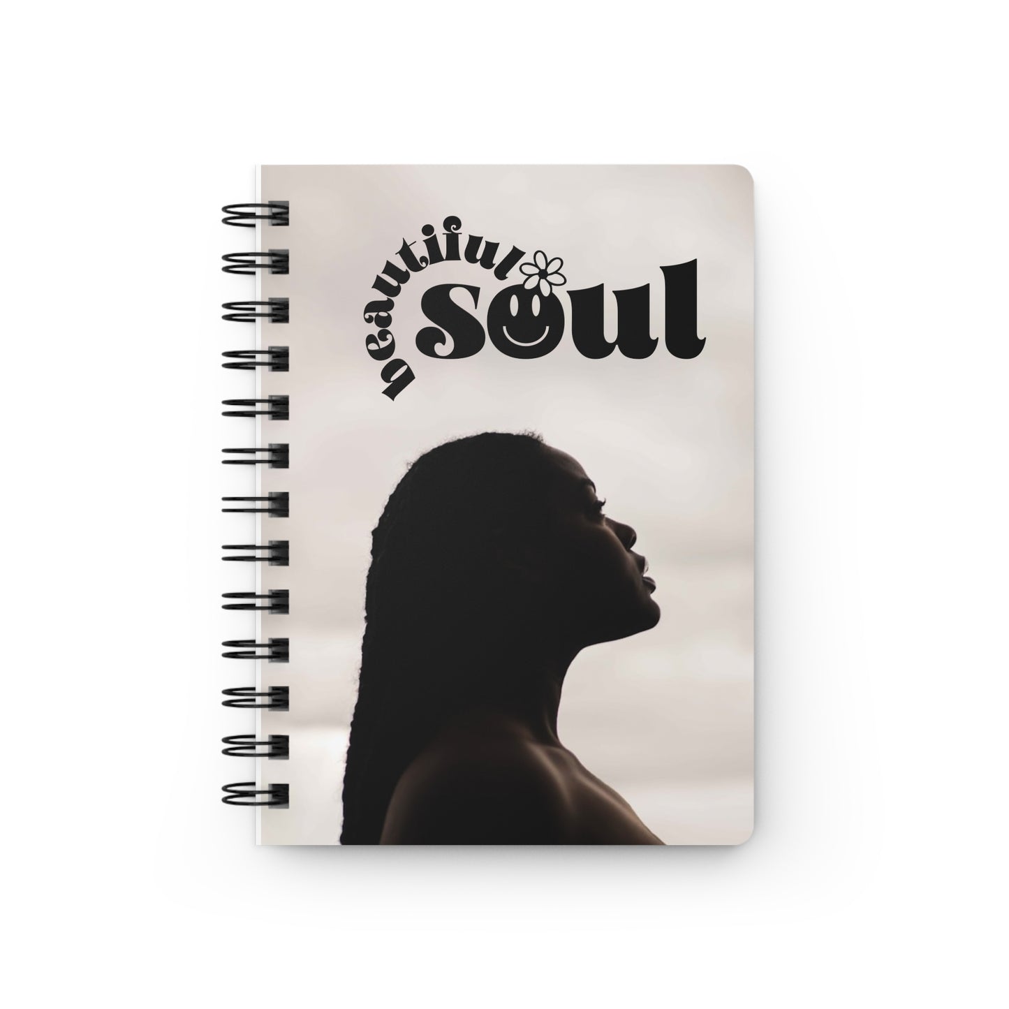 "Beautiful Soul" Silhouette Notebook for Mindfulness & Self-Reflection