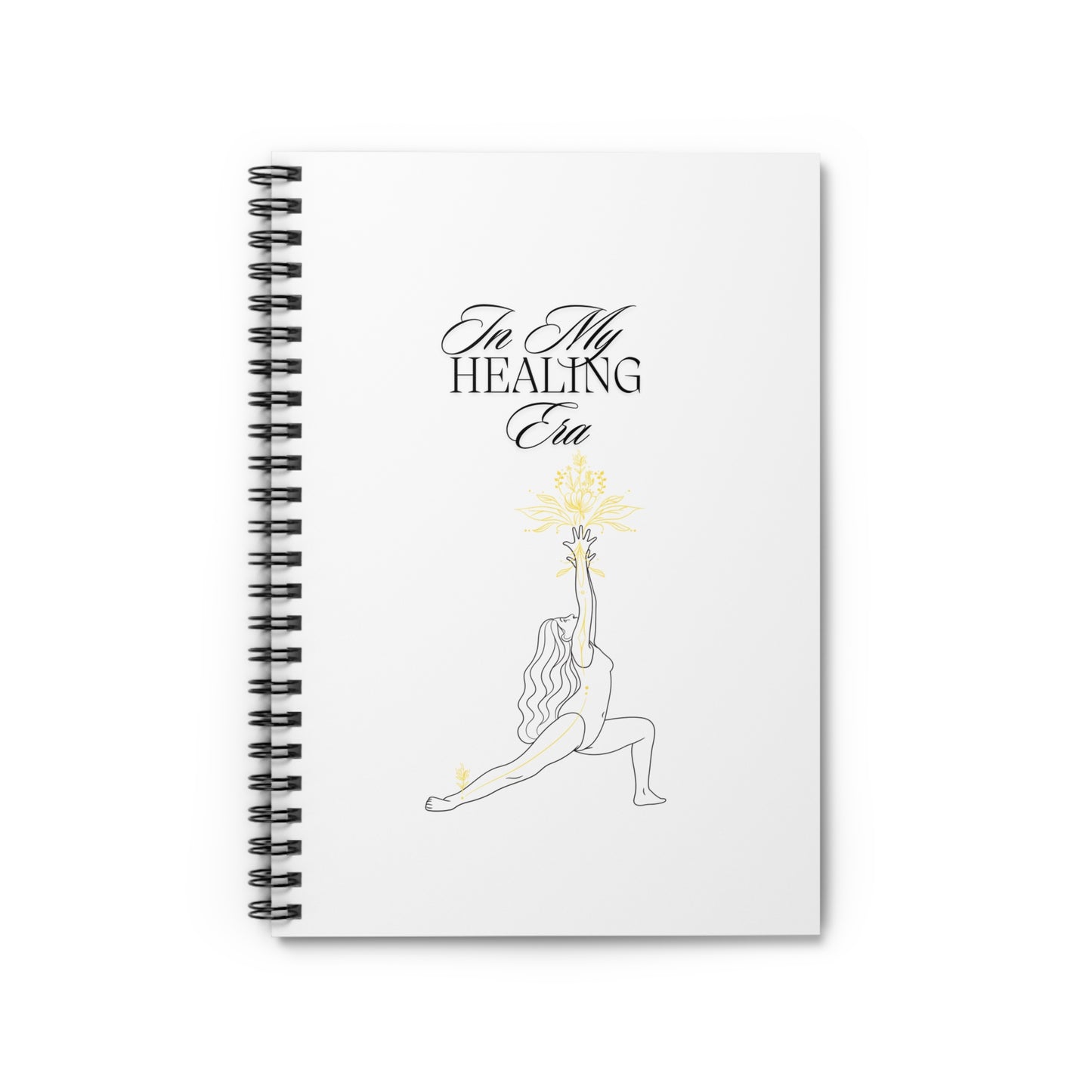 Inspirational Spiral Notebook - In My Healing Era, Journal for Self-Care, Mindfulness, Motivational Gift, Healing Journey, Wellness Planner