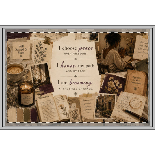 Still Sacred & Seen Quiet Mornings Serving Tray