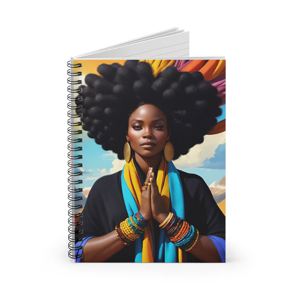 Artistic Spiral Notebook - Empowering Female Design, Inspirational Journal, Creative Writing Notebook, Unique Gift for Her, Colorful [...]