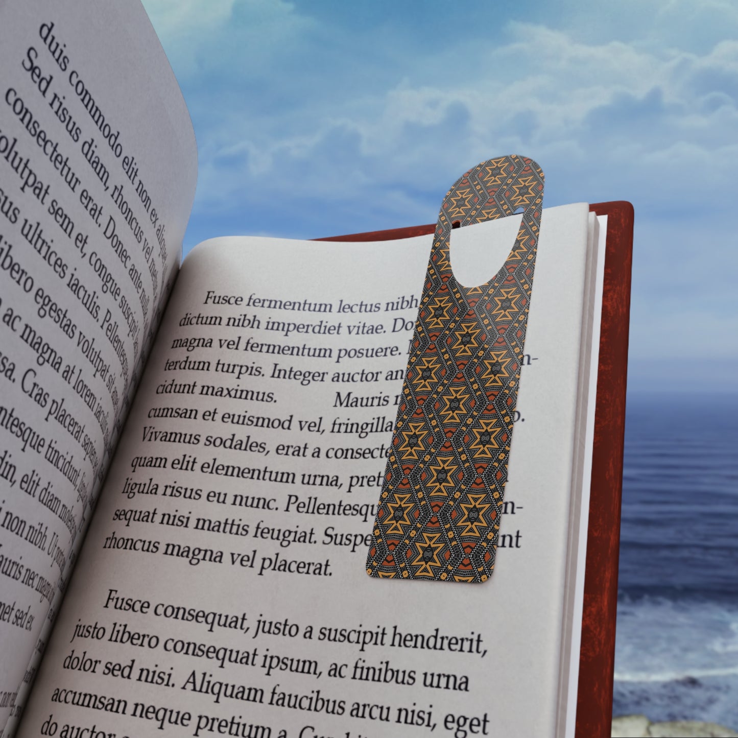 Stylish Geometric Bookmark | Unique Metal Page Marker | Perfect Gift for Book Lovers | Reading Accessory for Students | Great for Holidays