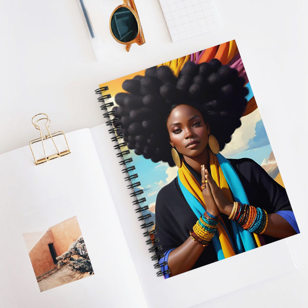 Artistic Spiral Notebook - Empowering Female Design, Inspirational Journal, Creative Writing Notebook, Unique Gift for Her, Colorful [...]