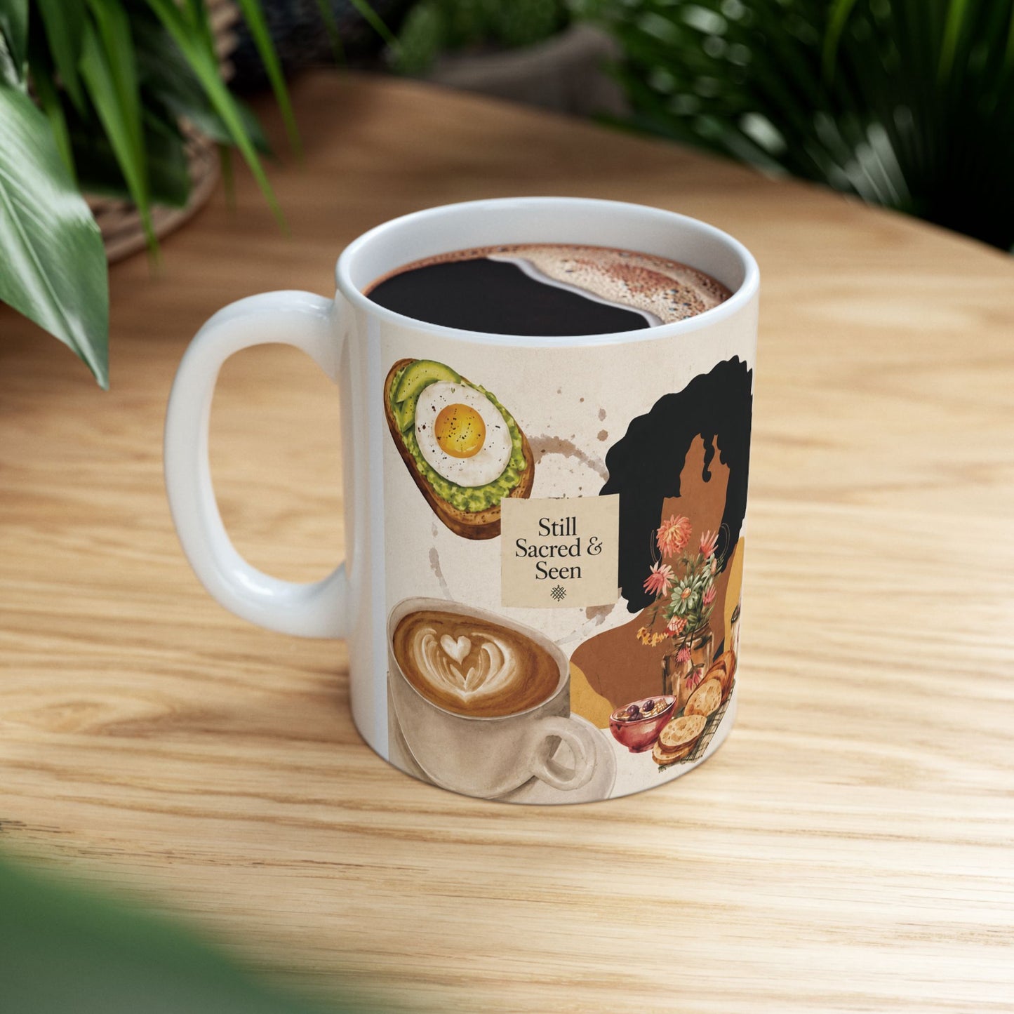 Still Sacred & Seen — Quiet Morning Inspirational Coffee Mug