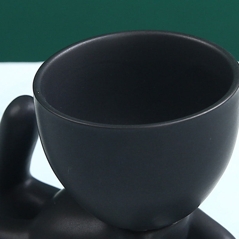 Creative Ceramics Little People Body Art Flower Pot