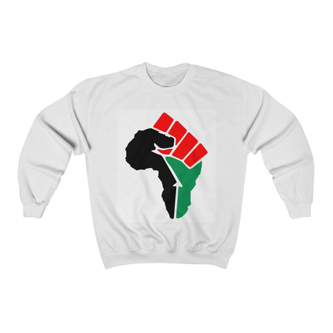 Africa Power Fist Unisex Heavy Blend™ Crewneck Sweatshirt