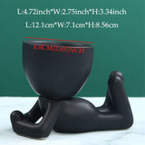 Creative Ceramics Little People Body Art Flower Pot