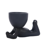 Creative Ceramics Little People Body Art Flower Pot